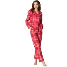 Женская фланелевая пижама KEY LNS-433 B22 3XL-4XL