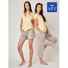 Женская хлопковая пижама KEY LNS-794 A24