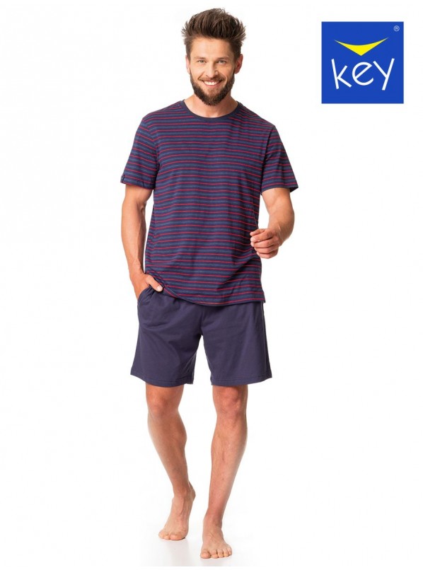 Мужская хлопковая пижама KEY MNS-325 A24