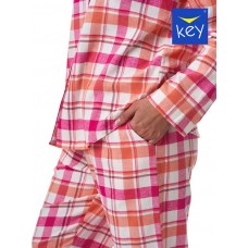 Женская фланелевая пижама KEY LNS-437 B23 XXL-4XL