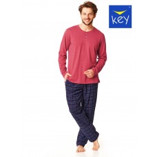 Мужская фланелевая пижама KEY MNS-451 B23