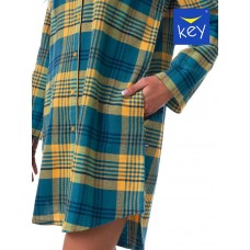 Женская фланелевая сорочка KEY LND-407 B23