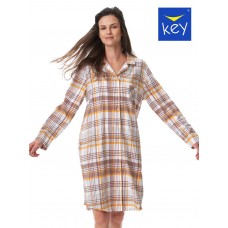 Женская фланелевая сорочка KEY LND-448 B23 XXL-3XL