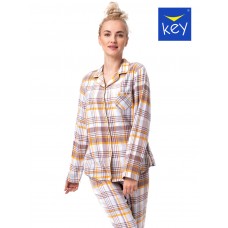 Женская фланелевая пижама KEY LNS-448 B23 XXL-4XL