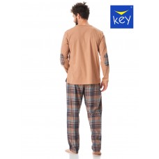 Мужская фланелевая пижама KEY MNS-421 B23