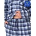 Мужская фланелевая пижама KEY MNS-426 B23 3XL-4XL