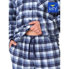 Мужская фланелевая пижама KEY MNS-426 B23
