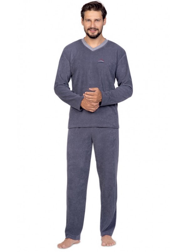 Мужская махровая пижама REGINA MĘSKA 592
